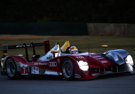 Tom Kristensen var hurtigst i morgenens warmup